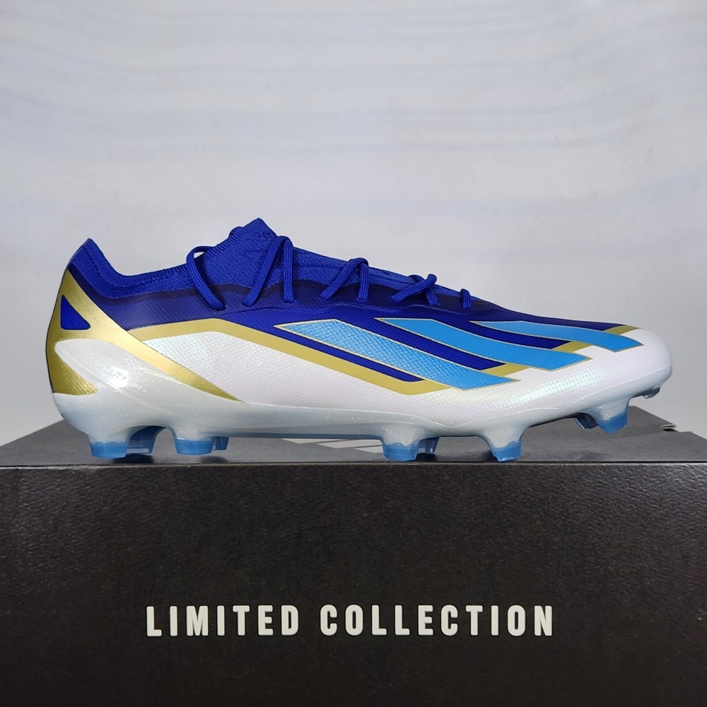 Adidas Soccer Cleats Men Size 11.5 Blue X Crazyfast Elite FG Messi Limited